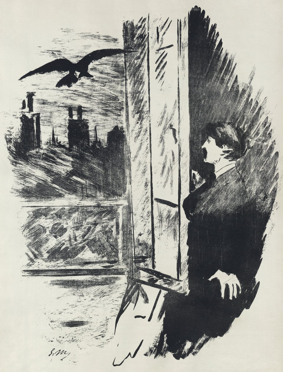 Havran od Édouard Manet