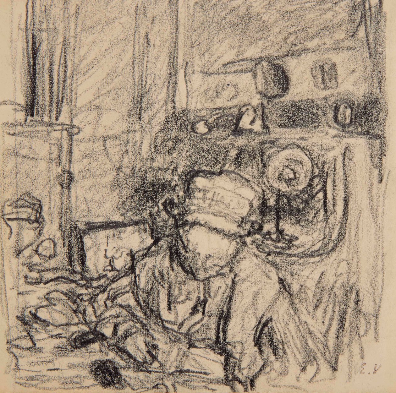 Madame Vuillard, rue de Calais od Edouard Vuillard