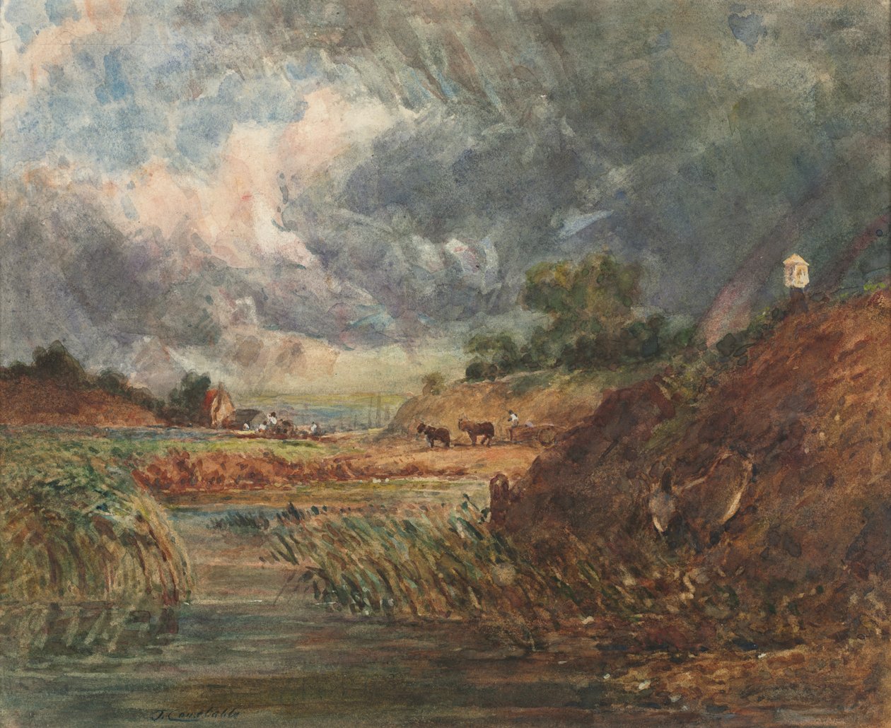 Hampstead Heath od imitator of John Constable