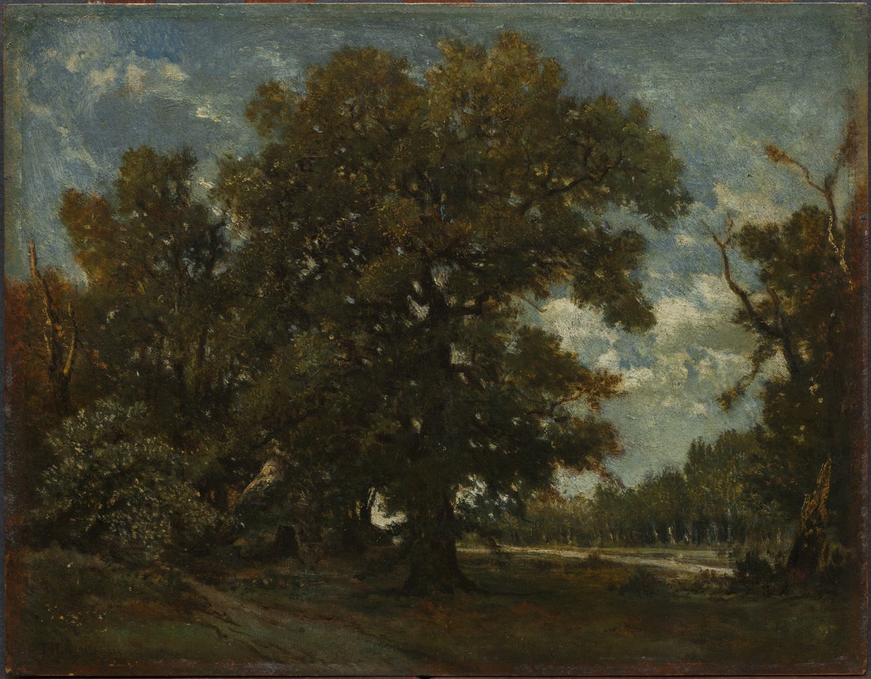Dub od imitator of Théodore Rousseau