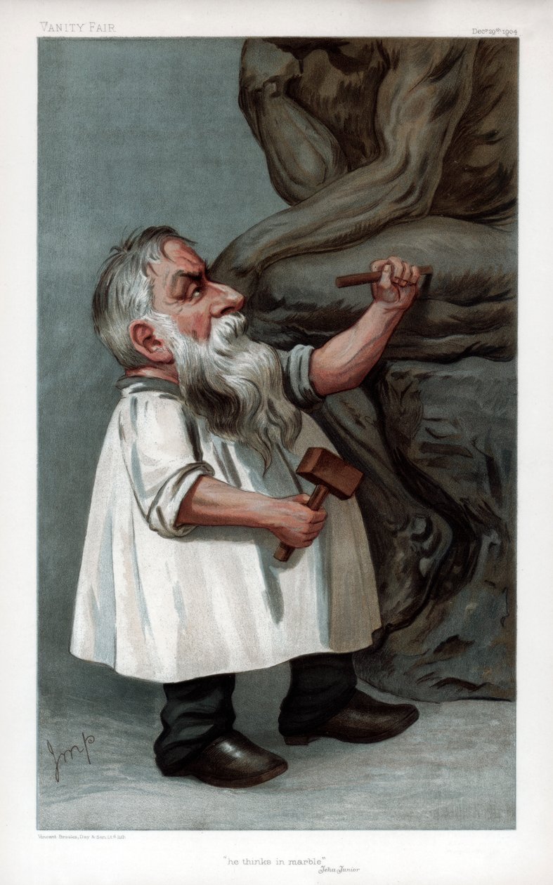 „Myslí v mramoru, Jehu Junior“, 1904 od jmp