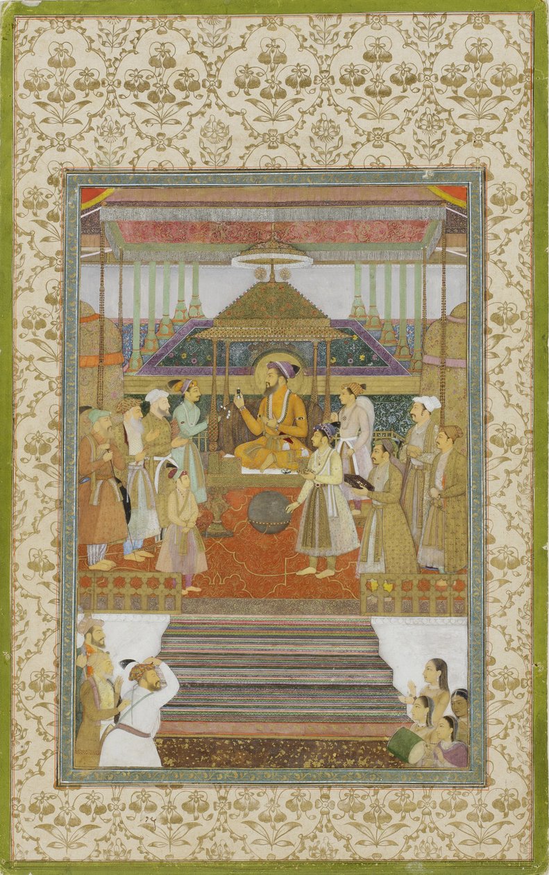 Císař Shah Jahan na 