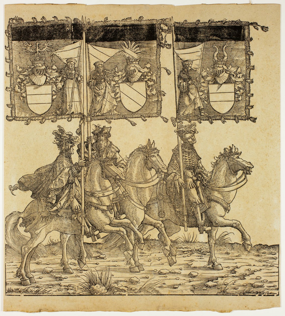 Maximiliánův triumf od the Elder Hans Burgkmair