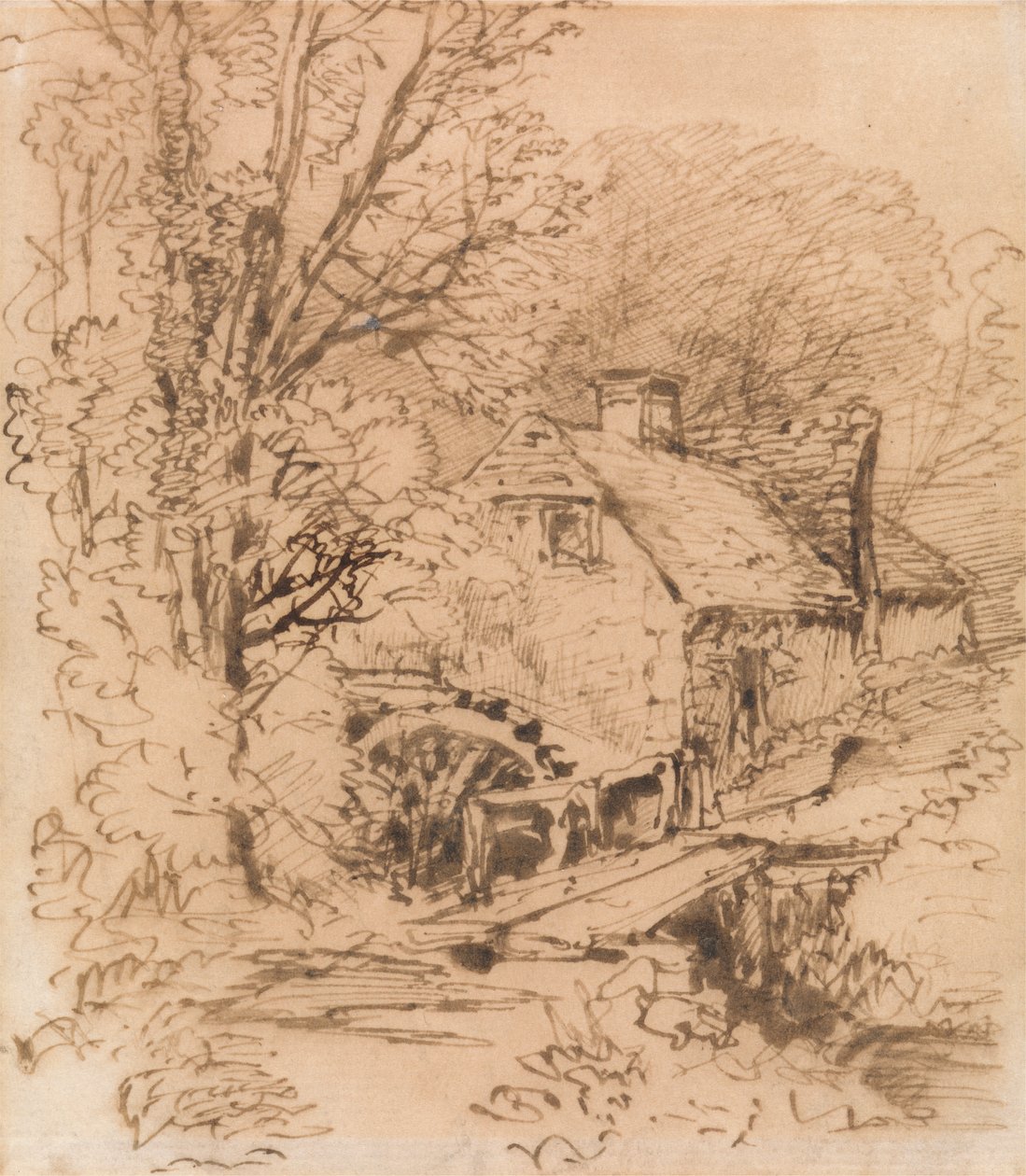 Mlýn poblíž Newbury od unknown artist
formerly John Constable