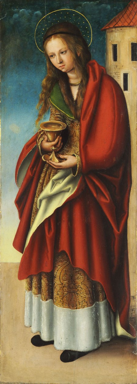 Svatá Barbora od workshop of Lucas Cranach the Elder