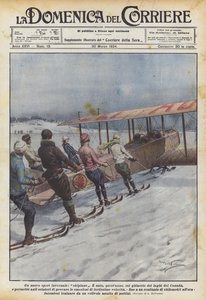 Nový zimní sport, skiplane