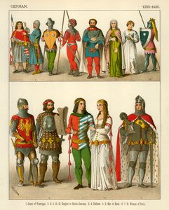 Německý kroj 1350-1400