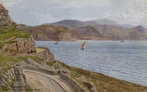 Llandudno, Marine drive a Velšské hory