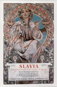 Plakát Slavie, 1907