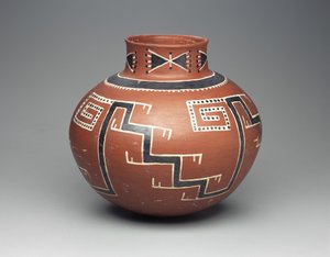 Polychromovaná nádoba Foumile, Anasazi, 13001500 (keramická)