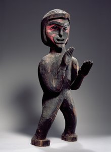 Potlatch figurka (lakované dřevo)