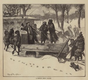 Grafika America, bostonský sněžný pluh