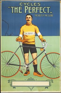 Plakát propagující dokonalé jízdní kolo, 1895