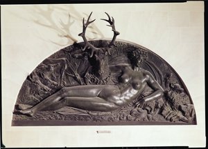 Nymfa z Fontainebleau, 1542 (bronz)