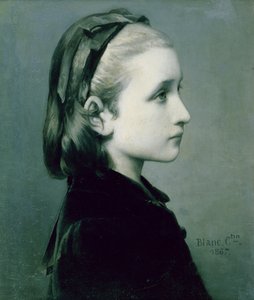 Hlava dívky, 1867
