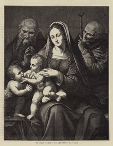 Svatá rodina, Leonardo da Vinci