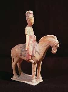 Kavalír, dynastie Tang (618-906) (keramika)