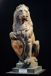 Heraldický lev, 1420 (mramor)
