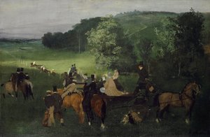 Na dostihovém závodišti (The Races), cca 1861-62