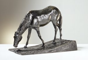 Kůň u koryta (bronz)