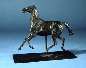 Klusající kůň (bronz)