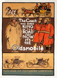 Reklama na Oldsmbile, pub. 1910