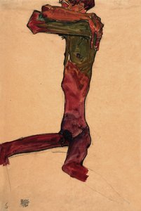 Mužský akt, 1910.