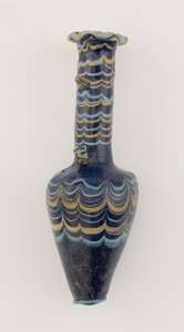 Láhev, Nová říše, cca 1425-1362 př. n. l. (sklo)