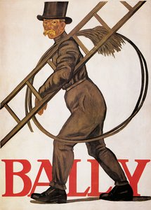 Reklamní plakát „Bally“ kůže, 1926