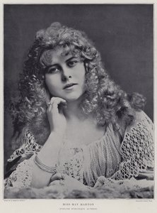 May Marton , anglická burleskní herečka