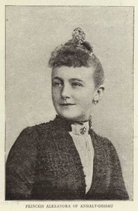 princezna Alexandra z Anhalt-Dessau