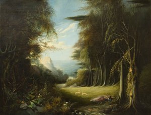 Diana spí v Woodland Glade