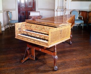 Harpsichord, Jacob Kirckman, anglicky, 1766