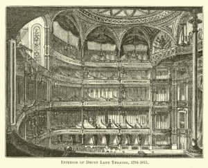 Interiér divadla Drury Lane, 1794-1811