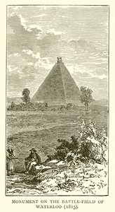 Památník na bitevním poli u Waterloo (1815)