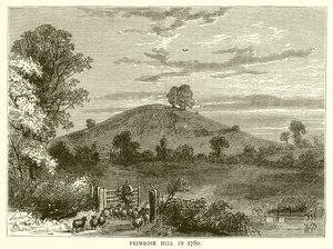 Primrose Hill v roce 1780