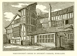 Whittingtons House v Swithins Passage, Moor-Lane
