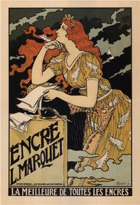 Plakát Ink L. Marquet, 1892