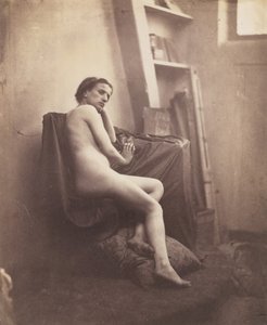 [Ženský akt ve studiu], 1856-59.