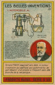 Krásná karta vynálezů, spalovací motor