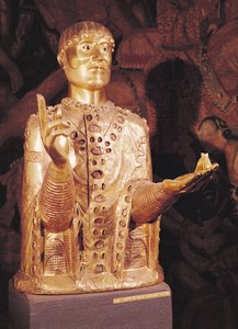 Busta sv. Baudime (měď)