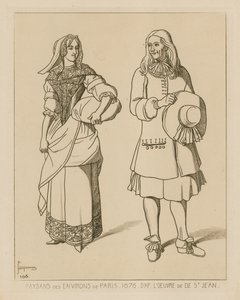 Rolníci v okolí Paříže, 1676