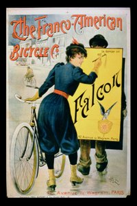 Plakátová reklama The Franco-American Bicycle Co., Paris