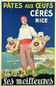 Plakátové reklamní těstoviny vyrobené společností Ceres