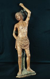 Svatý Šebestián, 15.-16. století (dřevo)