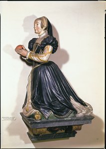 Socha Antoinetty de Fontette (malovaný kámen)