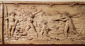 Obchod se dřevem z Brazílie, cca 1550 (dřevo)