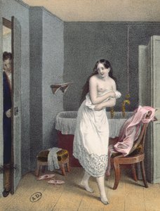 Žena vylézající z vany, c.1825