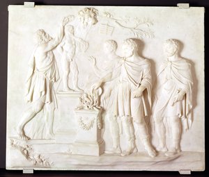 Oběť Herkulovi, kolem roku 1766 (mramor)