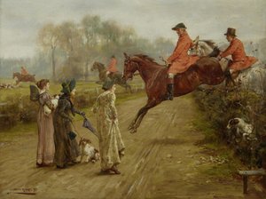Sledování lovu, 1895